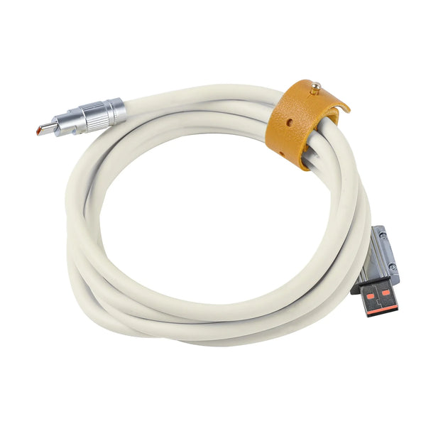 120W 6A Liquid Silicone Super Fast Charge USB Data Cable With LED Light
