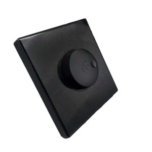 Fan Speed Regulator Switch Black Glass  – Modern Touch Style