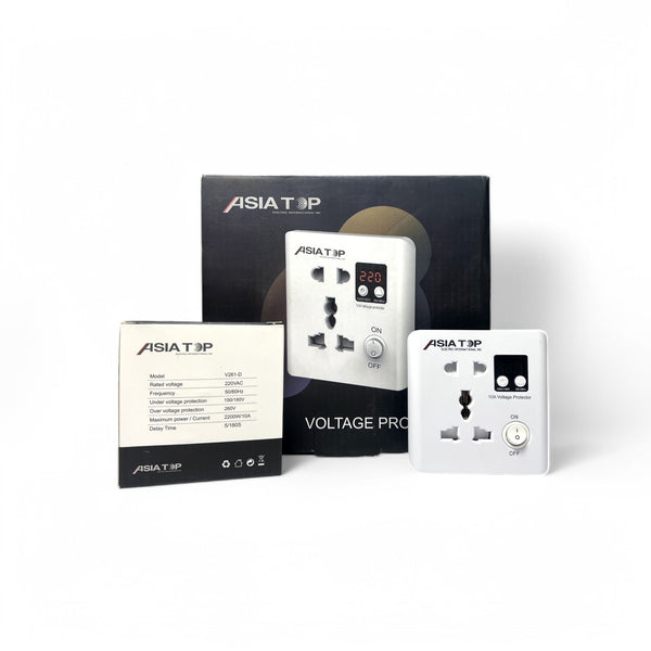 Voltage Protector Socket with Display and Delay Time