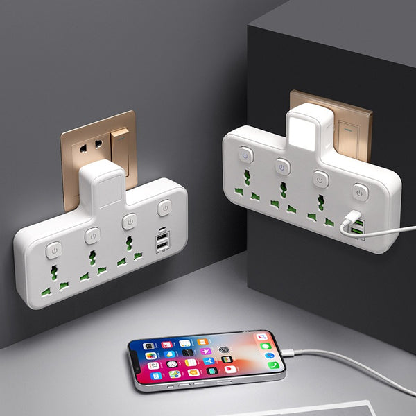 6 in 1 Wall Outlet Extender