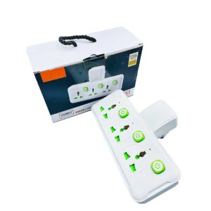 Wall-Mounted Multi-Socket Power Extension Adapter – Model K08