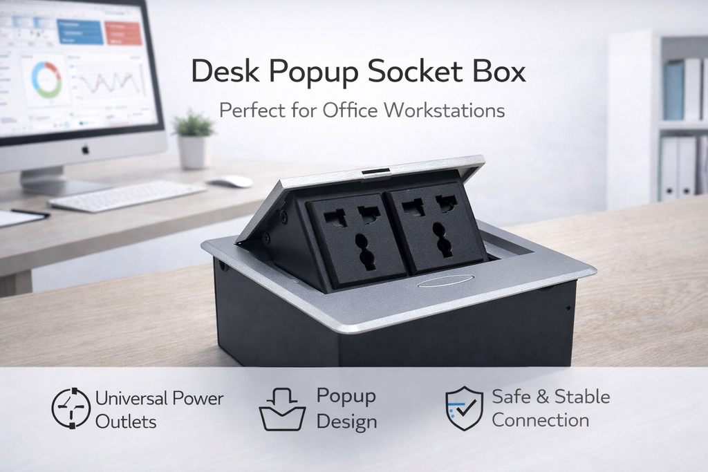 Tabletop Power Outlet Box