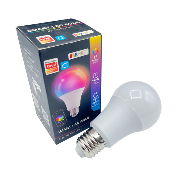 Smart RGB LED Bulb – Color-Changing, Voice & App Control