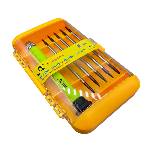 8-in-1 Precision Screwdriver Set with Magnetic Handle – Model 7394